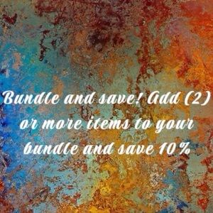Bundle and Save! Add (2) or more items to your bundle and save 10%